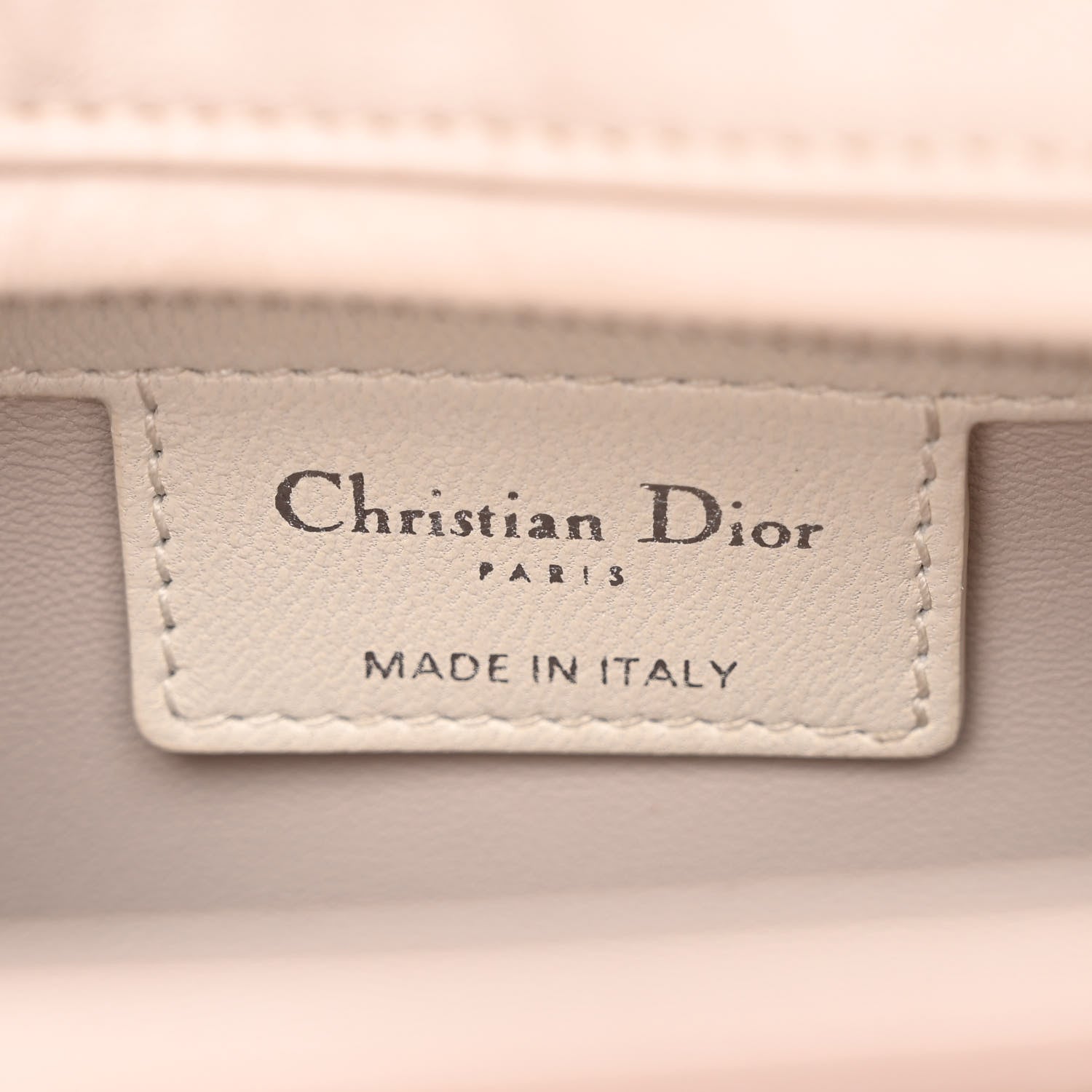Christian Dior Lambskin Cannage Stitched Small Lady Dior Pink White 6 of 10