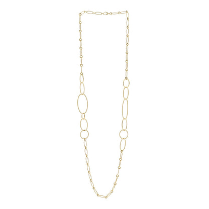 David Yurman 18K Yellow Gold Mobile Link Chain Necklace 36" 3 of 4