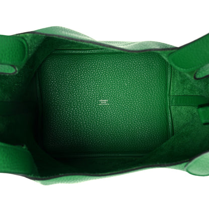 Hermes Taurillon Clemence Monochrome Picotin Lock 22 MM Bambou 5 of 10