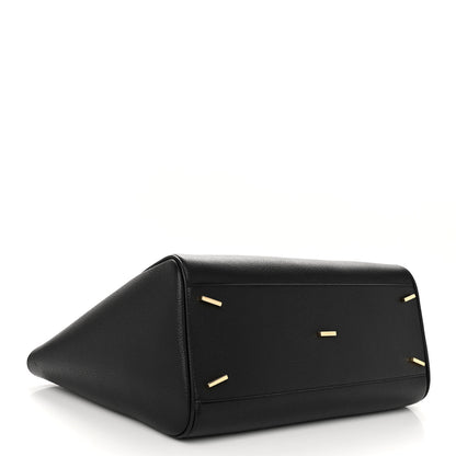 Salvatore Ferragamo Grainy Calfskin Tote Black 4 of 9