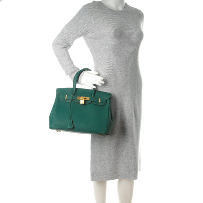 Hermes Togo Birkin 30 Malachite 2 of 23