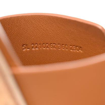 Hermes Calfskin Cork Eze 30 Sandals 36 Marron Glaise 6 of 10