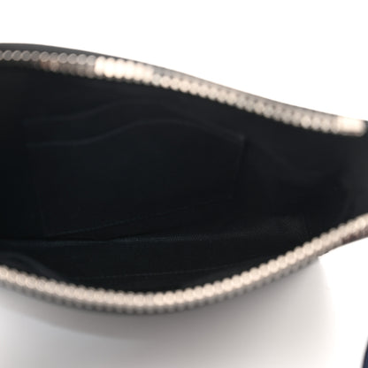 Gucci GG Supreme Monogram Web Small Flat Messenger Bag Black Grey 6 of 11