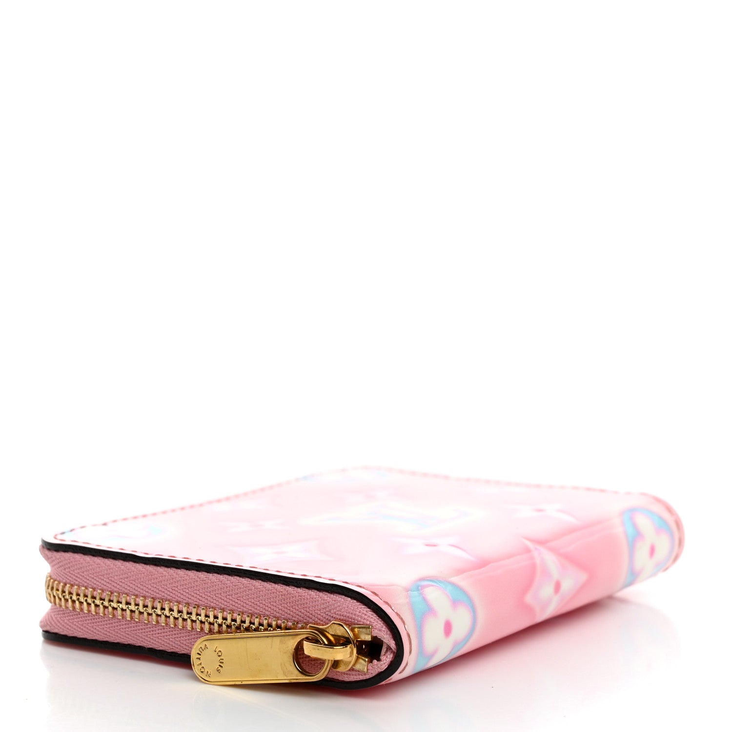 Louis Vuitton Vernis Valentine Zippy Coin Purse Light Pink Neon 4 of 6