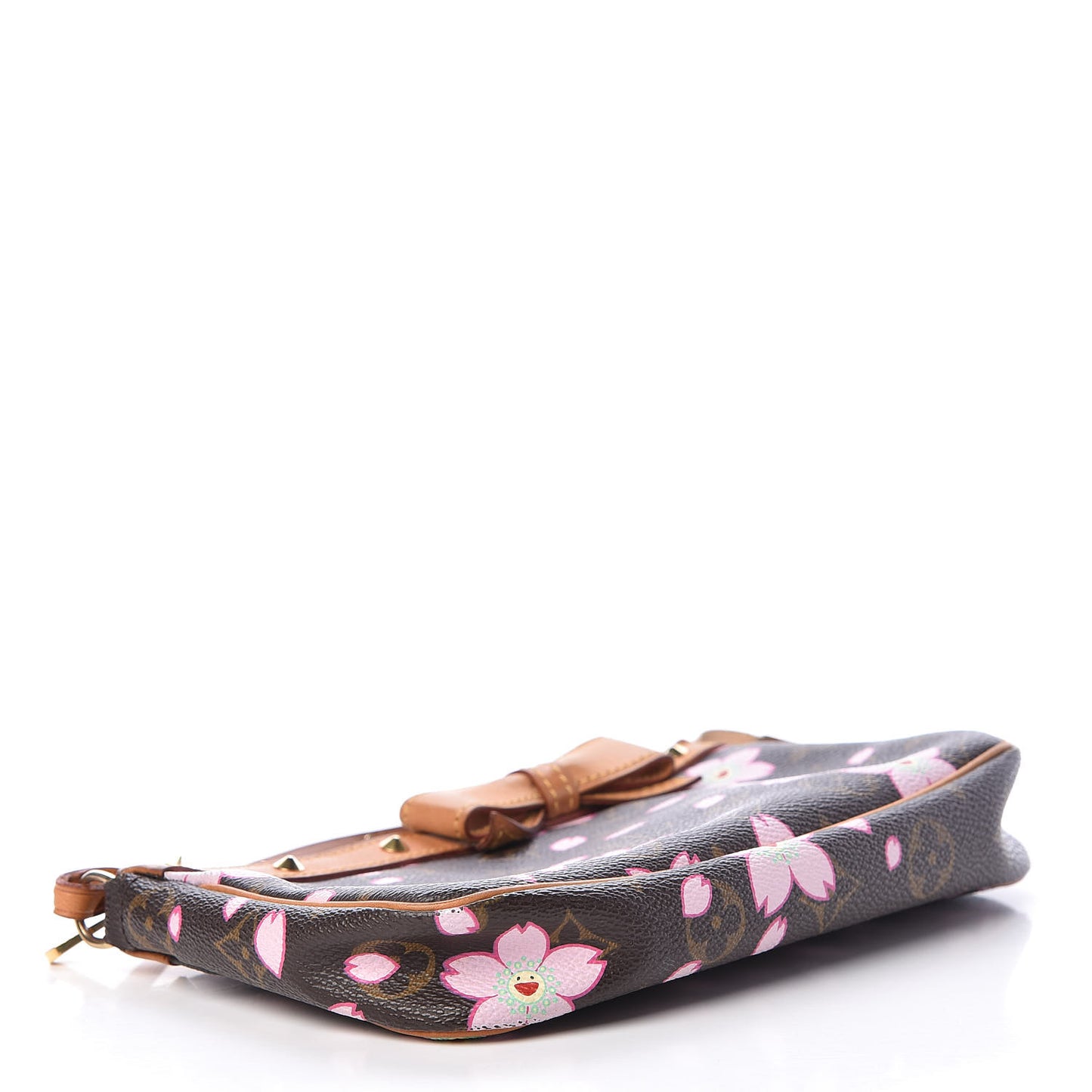 Monogram Cherry Blossom Pochette Accessories Brown
