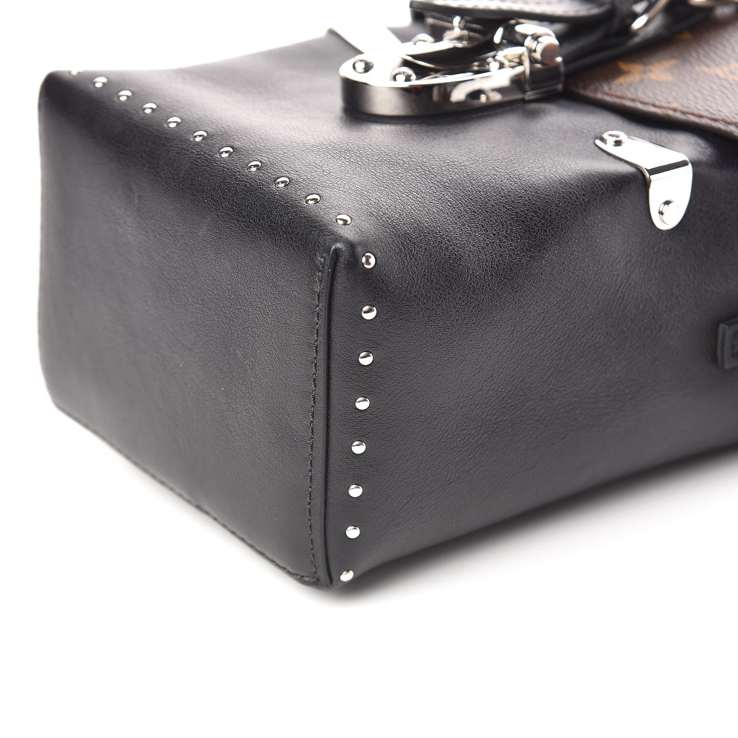 Louis Vuitton Calfskin Monogram Camera Box Black 9 of 10