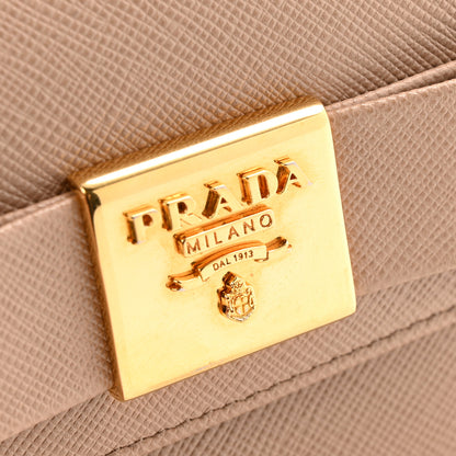 Prada Saffiano Tri-Fold Bow Wallet Cammeo 7 of 8