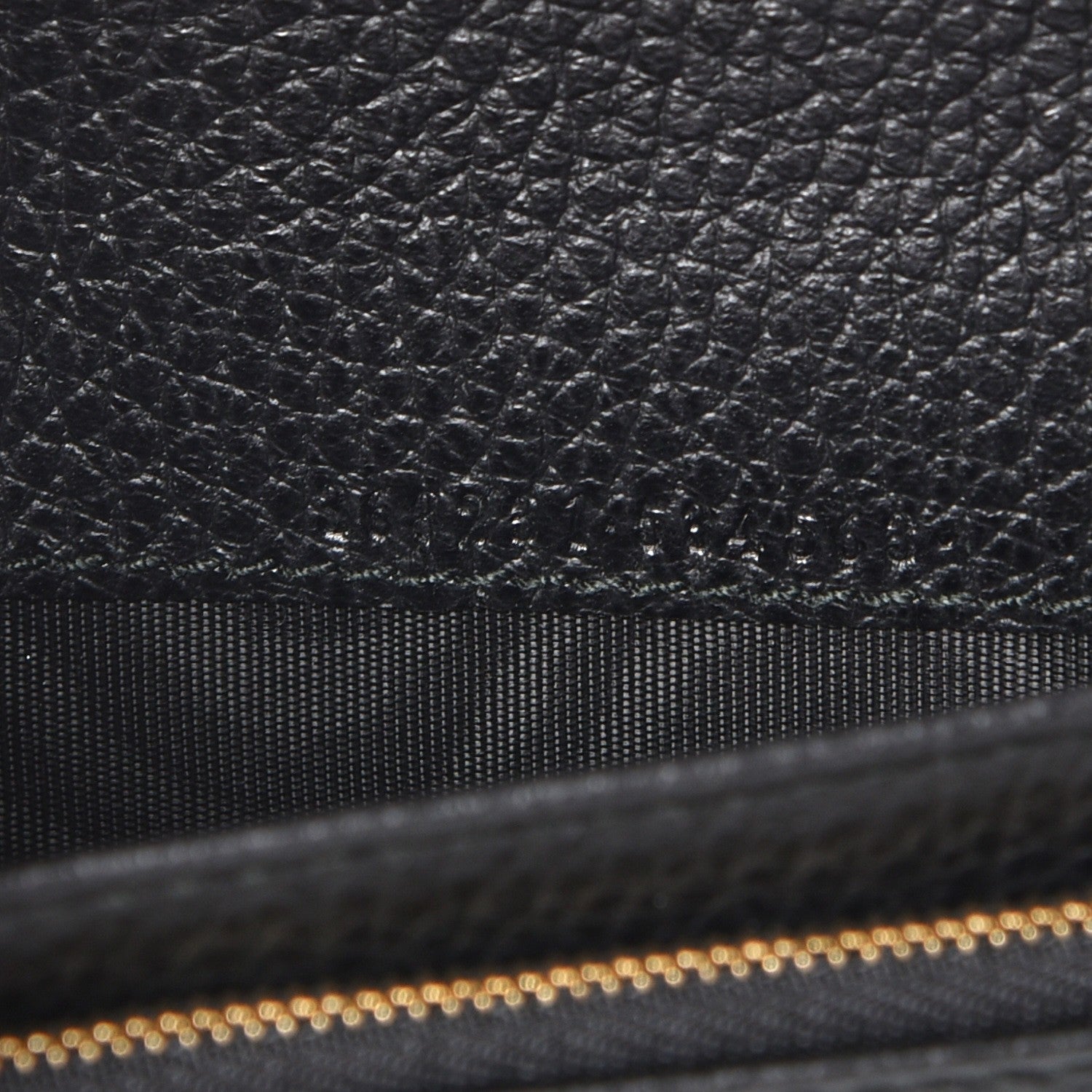 Gucci Dollar Calfskin Mini Swing Wallet Bag Black 7 of 8