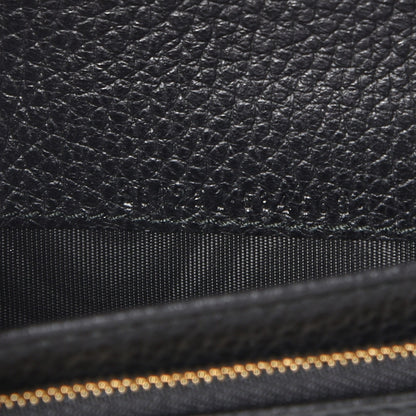 Gucci Dollar Calfskin Mini Swing Wallet Bag Black 7 of 8