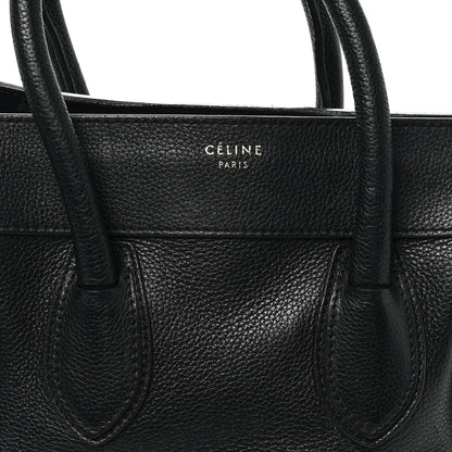 Celine Drummed Calfskin Mini Luggage Black 7 of 12