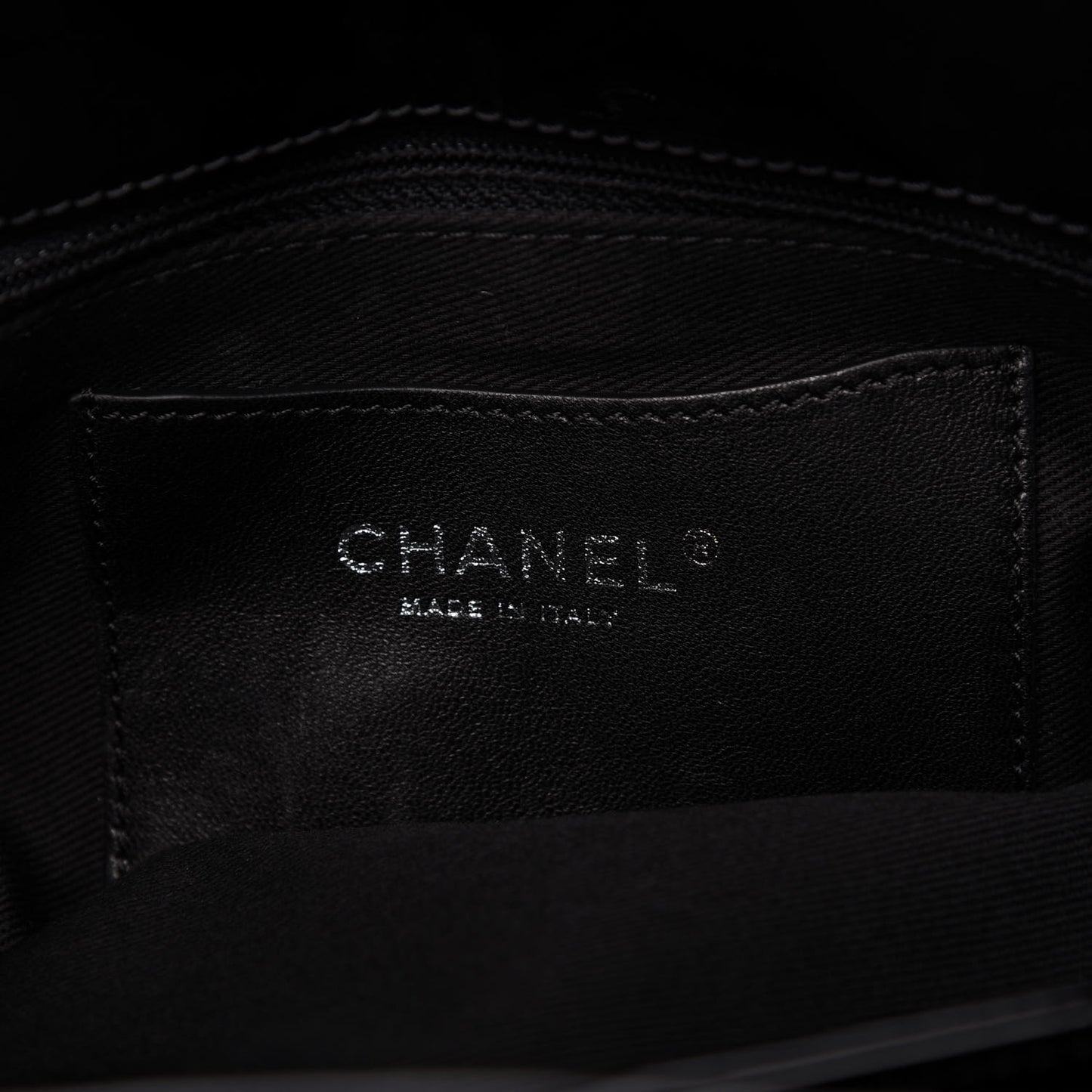 Patent Quilted Medium Just Mademoiselle Bowling Bag Black