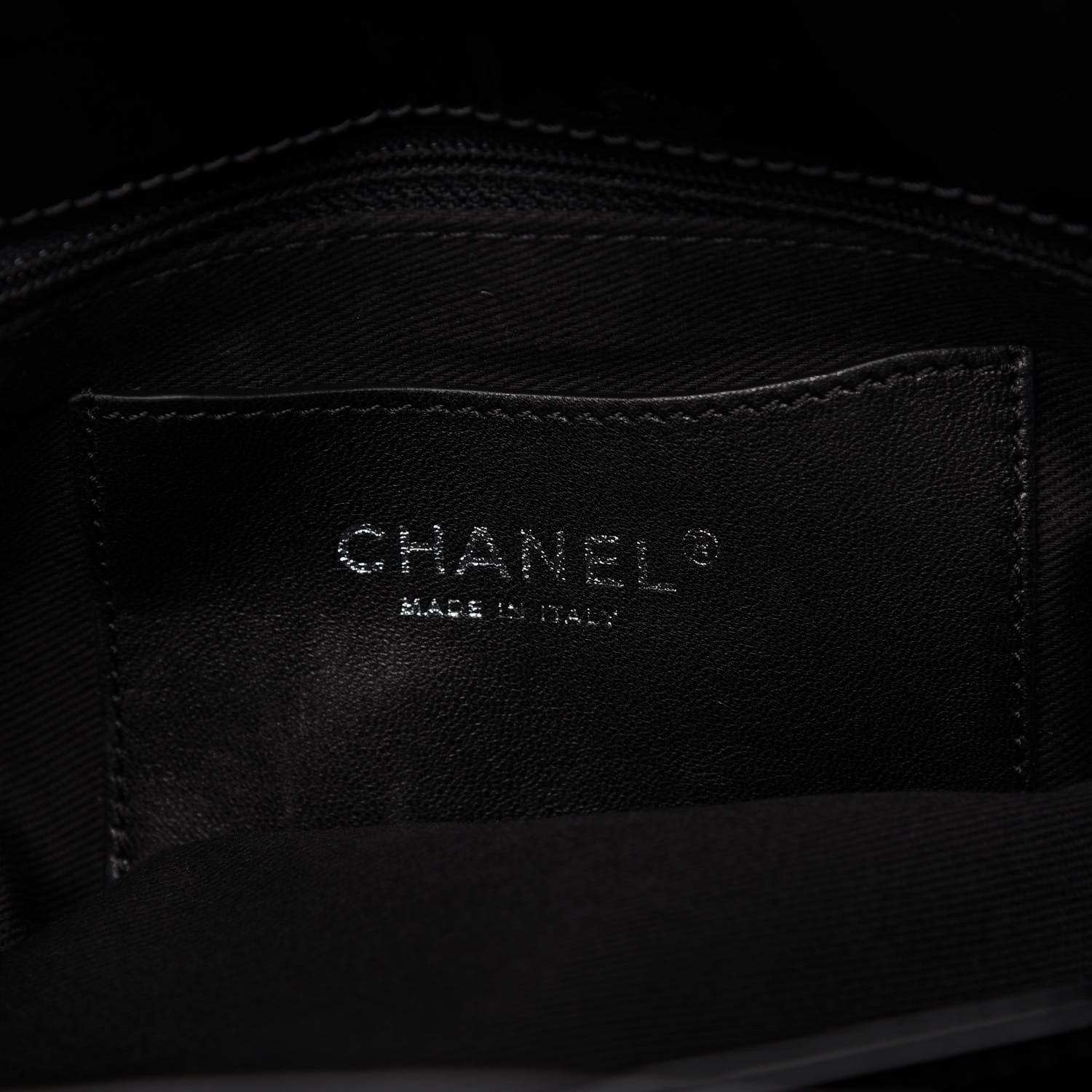 Chanel Patent Quilted Medium Just Mademoiselle Bowling Bag Black 8 of 10