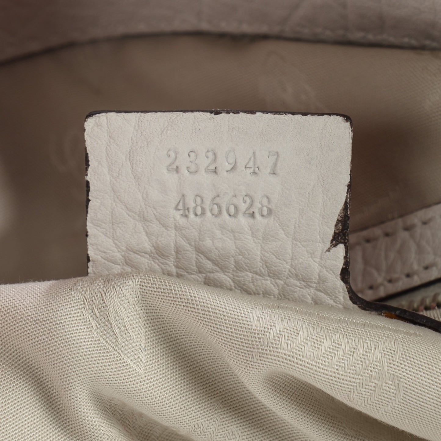 Monogram Bamboo Bar Medium Tote Off White