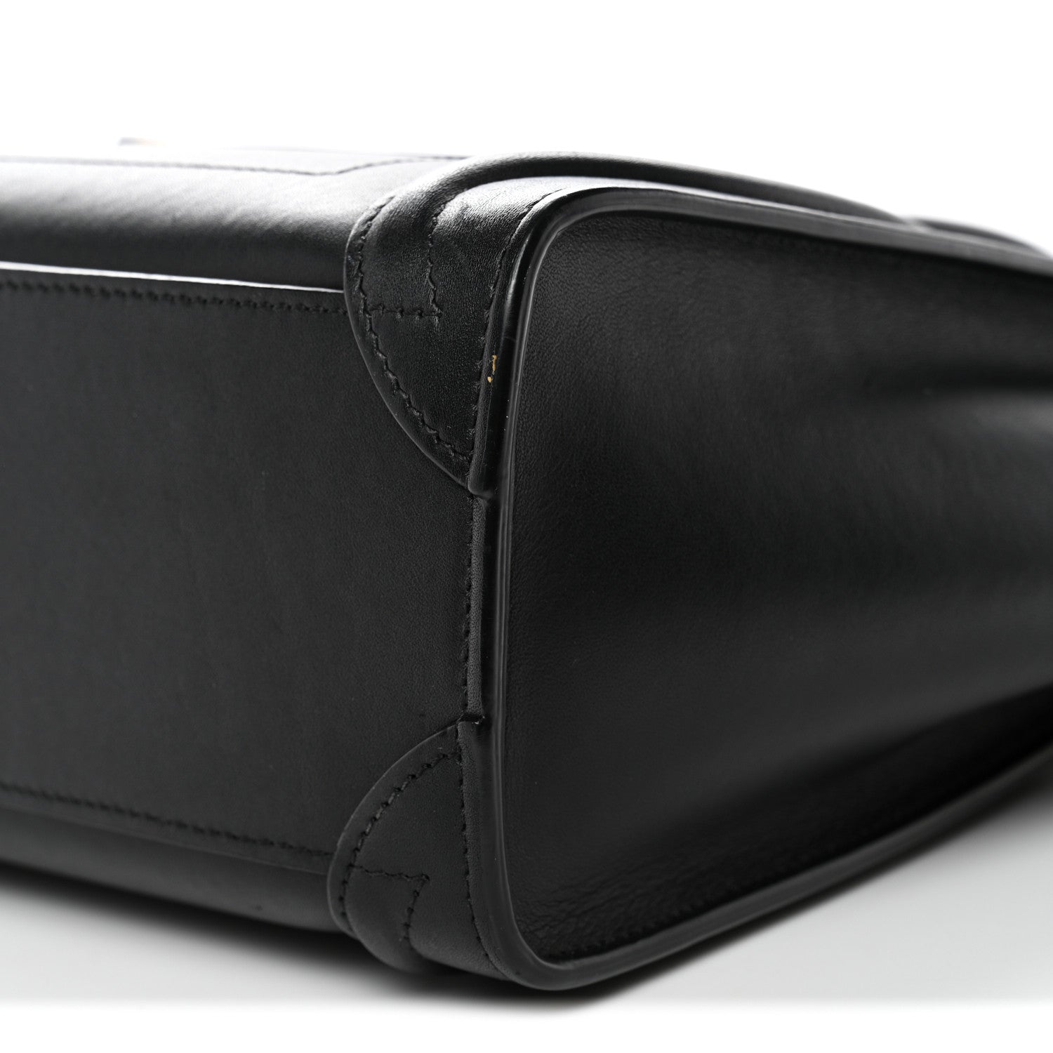 Celine Smooth Calfskin Nano Luggage Black 9 of 10