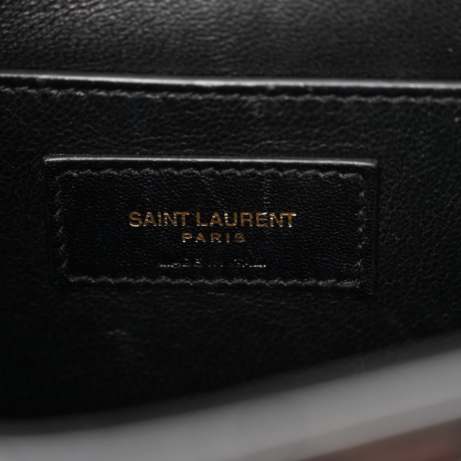 Saint Laurent Patent Matelasse Monogram Large Vicky Chain Bag Black 6 of 13