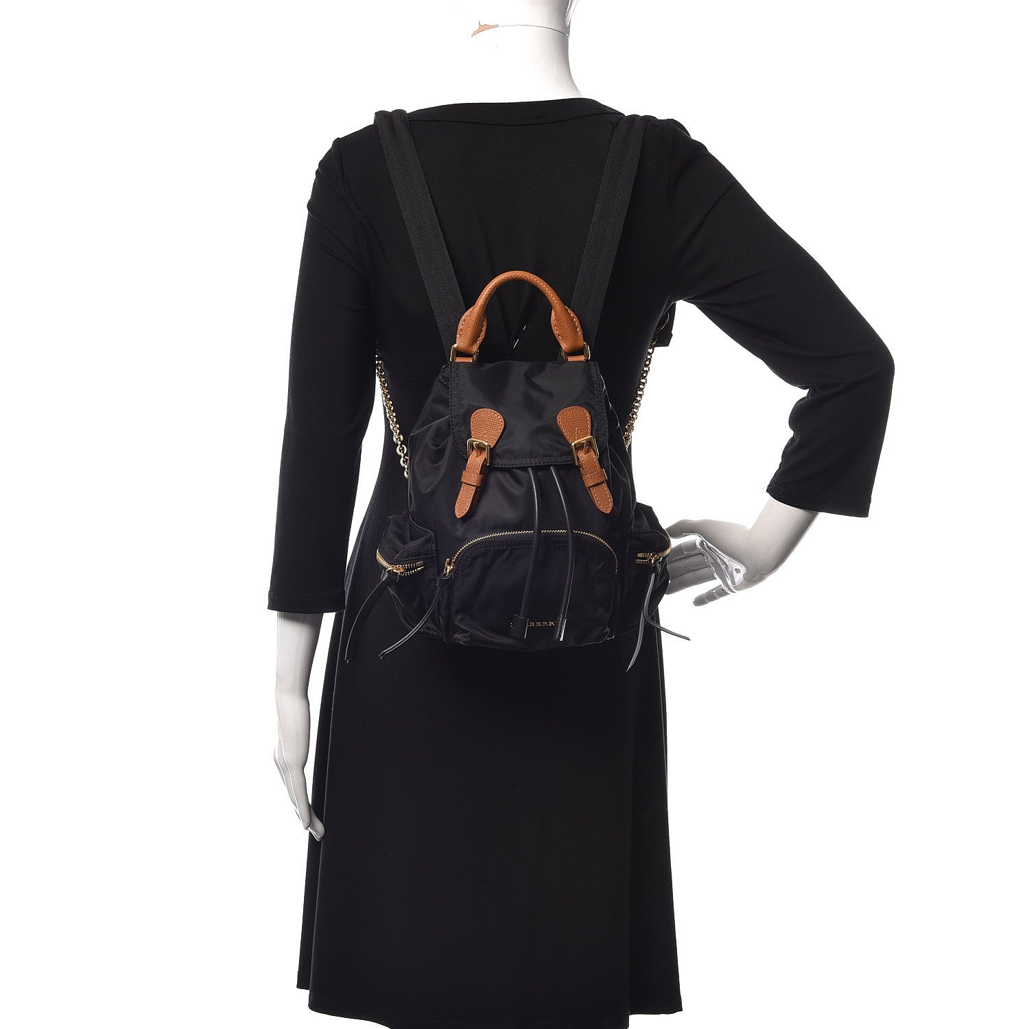 Burberry Nylon Small Rucksack Backpack Black 2 of 10