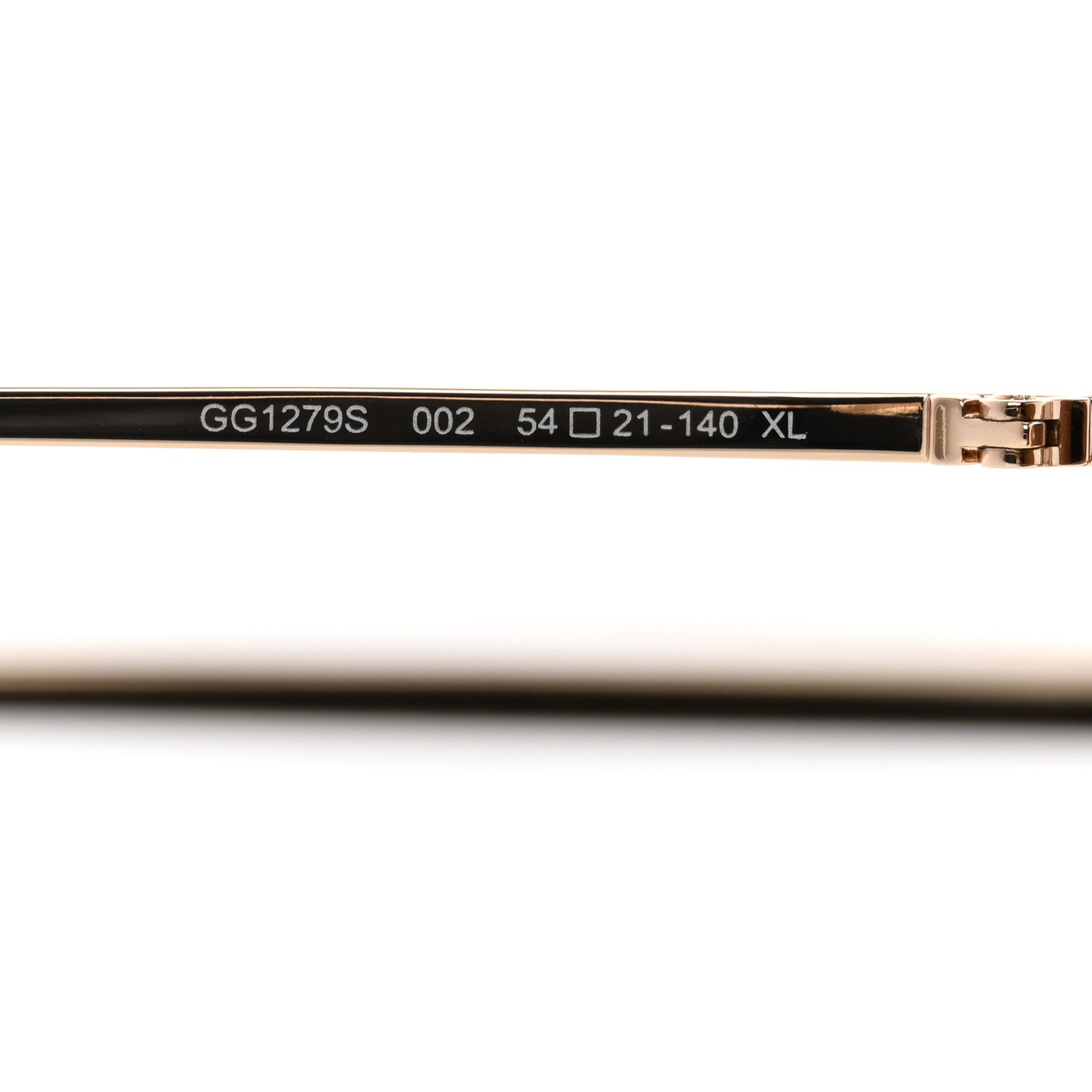 Square Upside Down Sunglasses GG1279S Gold