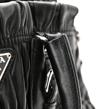 Prada Nappa Gaufre Tote Black 9 of 11