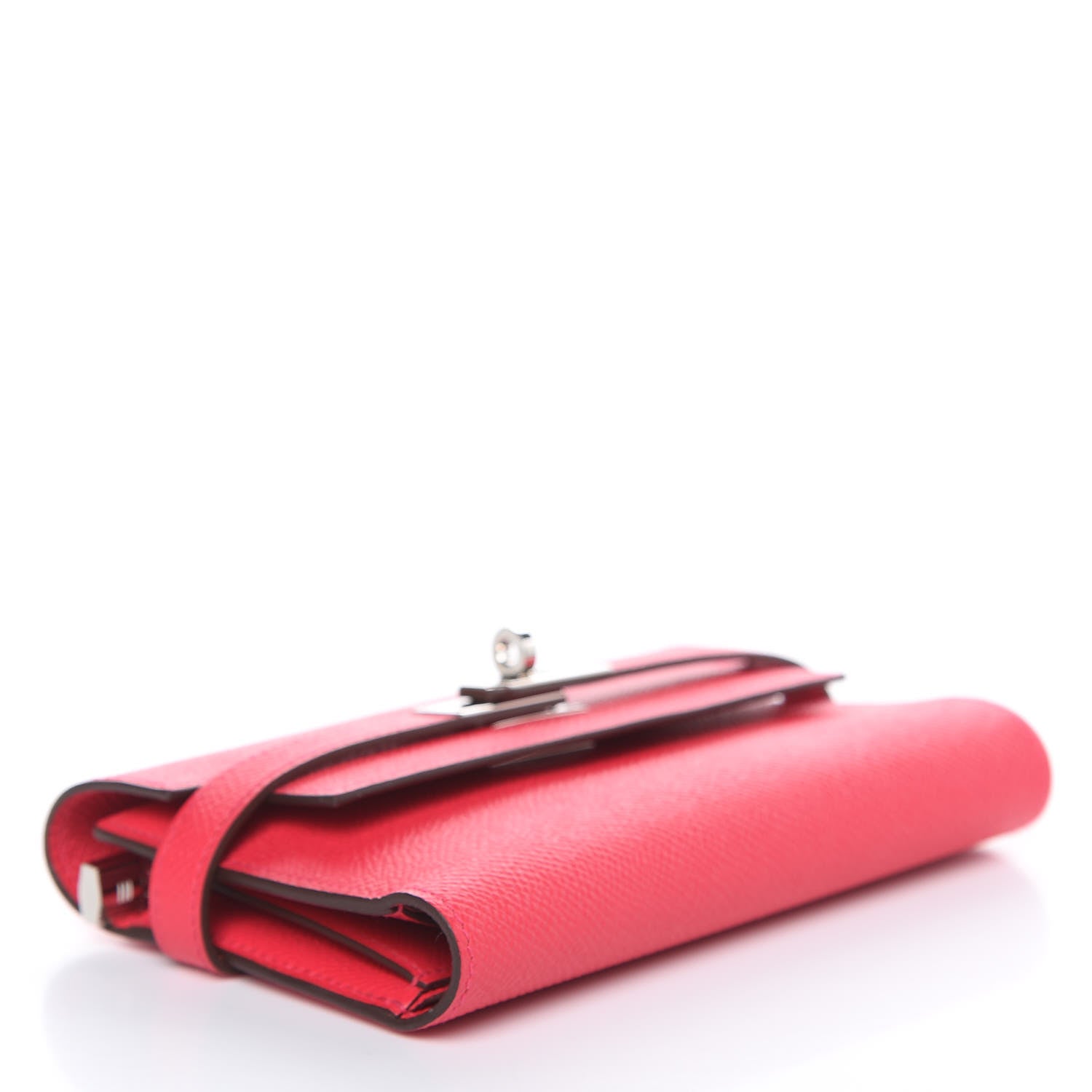 Hermes Epsom Medium Kelly Wallet Rose Extreme 4 of 7