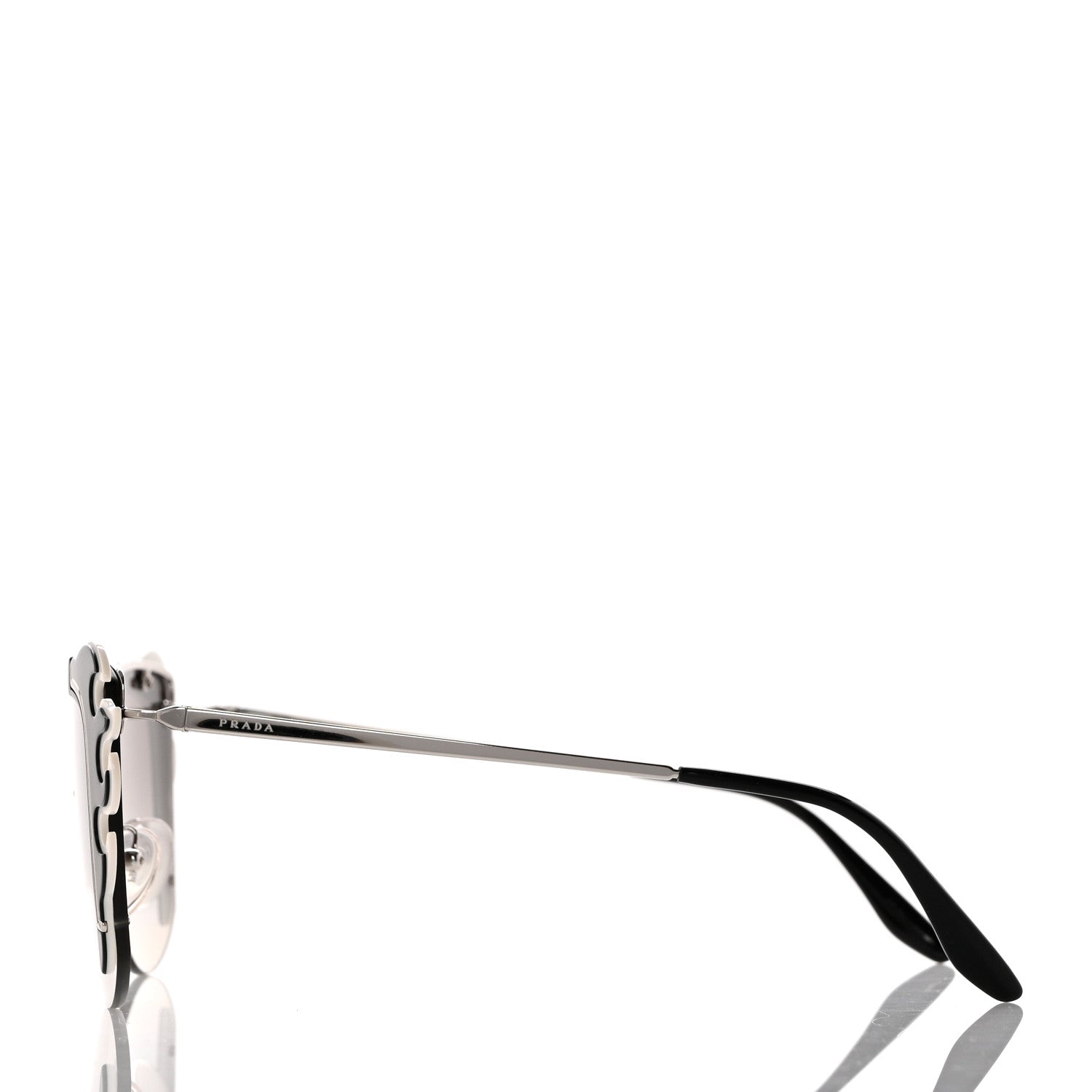 Prada Flame Sunglasses SPR 59V Black 3 of 7