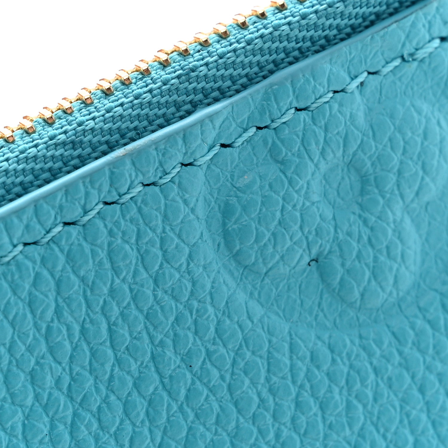 Louis Vuitton X TM Empreinte Monogram Lisa Wallet Kabira Blue 9 of 10