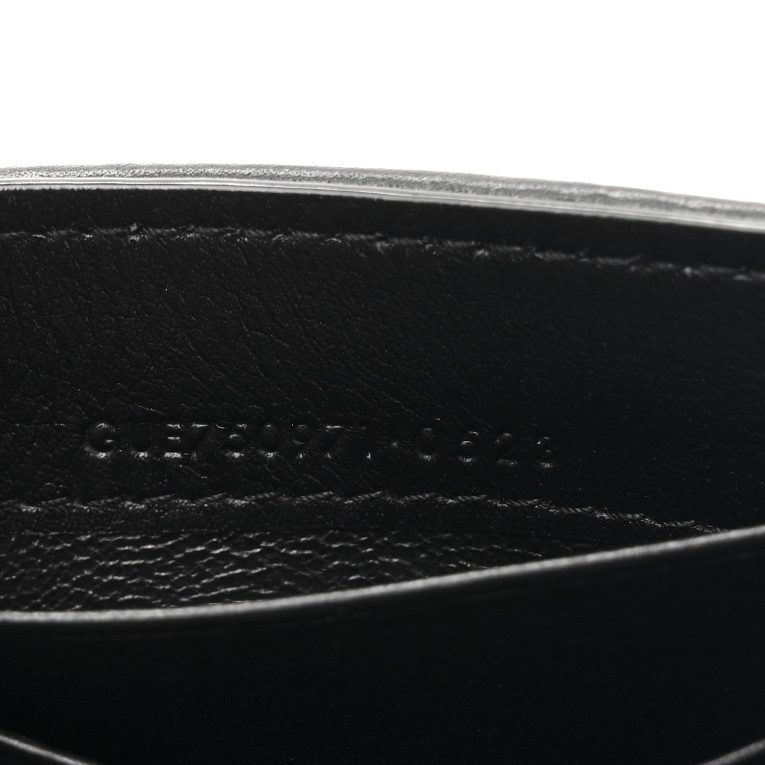 Saint Laurent Calfskin Nylon Matelasse Chevron Small Monogram Envelope Wallet Black 7 of 8