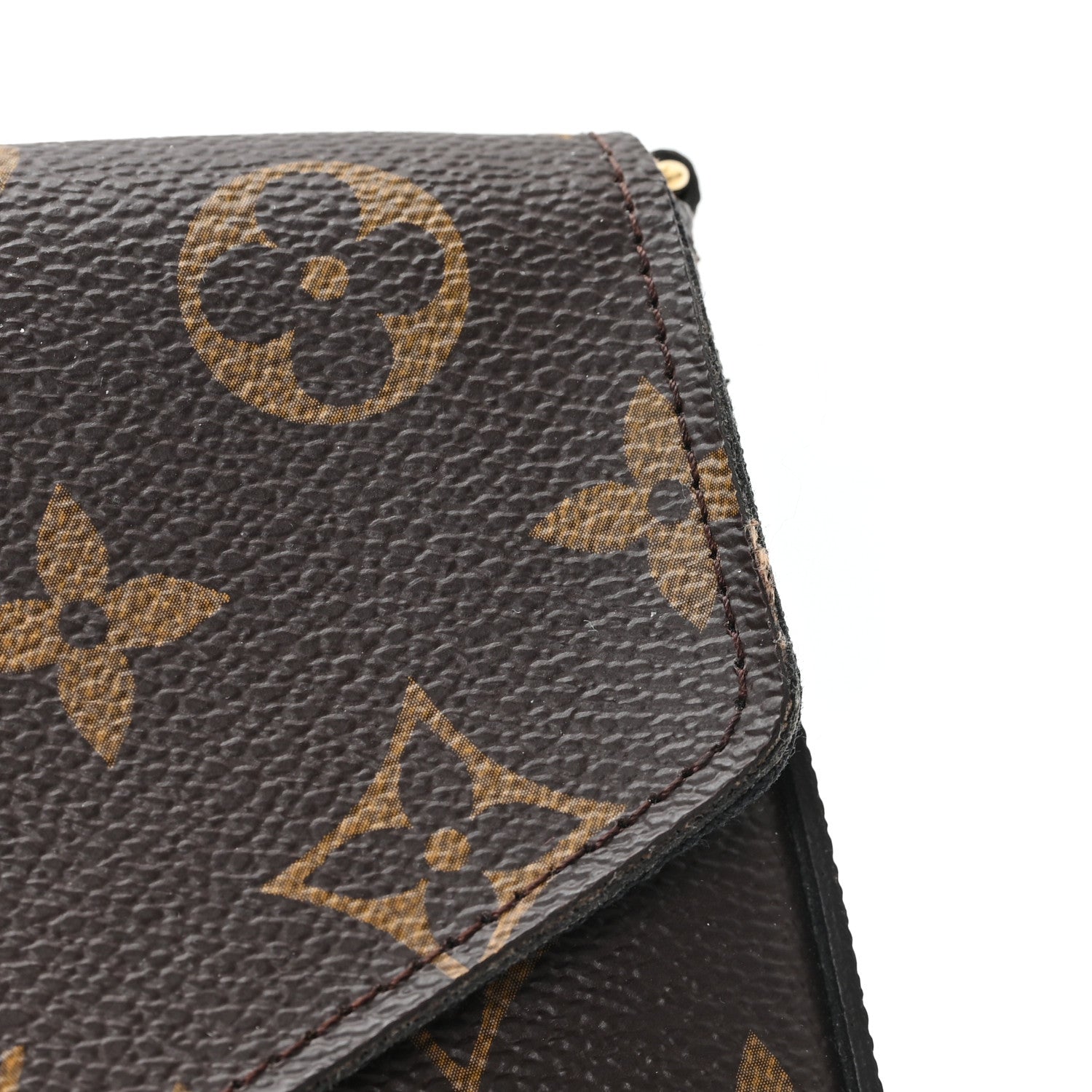 Louis Vuitton Monogram My LV World Tour Pochette Felicie Chain Wallet Black 10 of 12