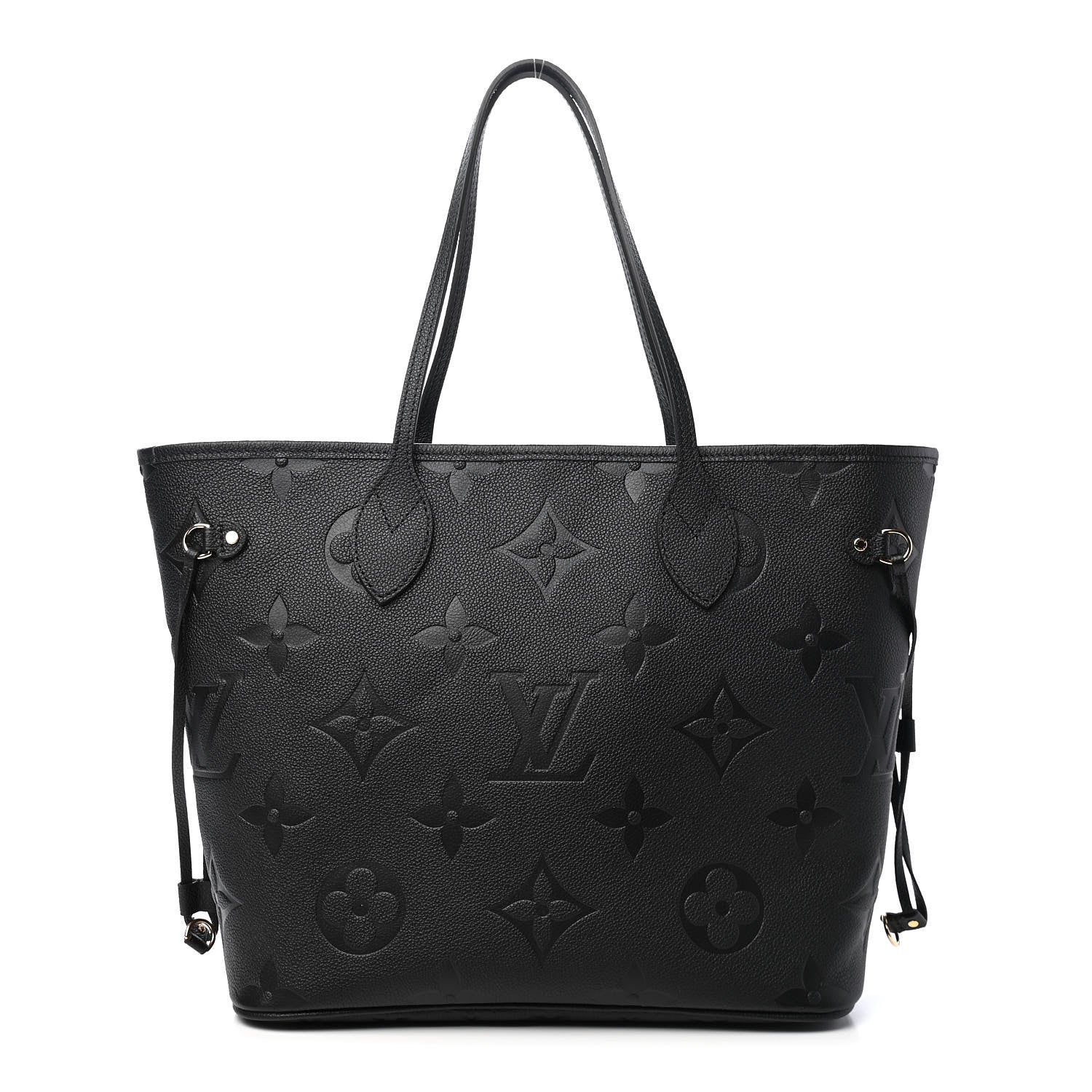 Louis Vuitton Empreinte Monogram Giant Neverfull MM Black 3 of 10