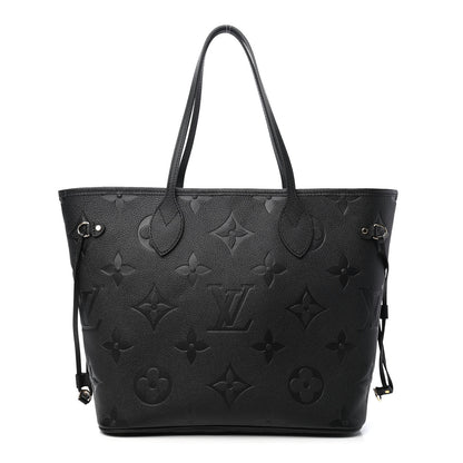 Louis Vuitton Empreinte Monogram Giant Neverfull MM Black 3 of 10
