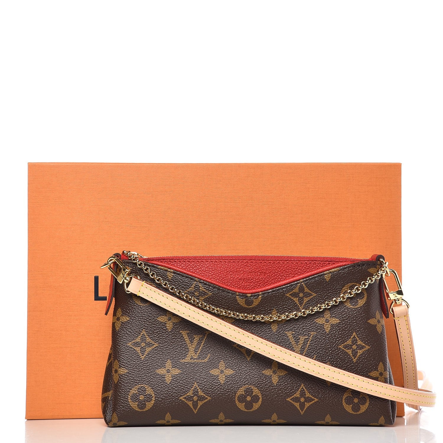 Louis Vuitton Monogram Pallas Clutch Cherry 9 of 9