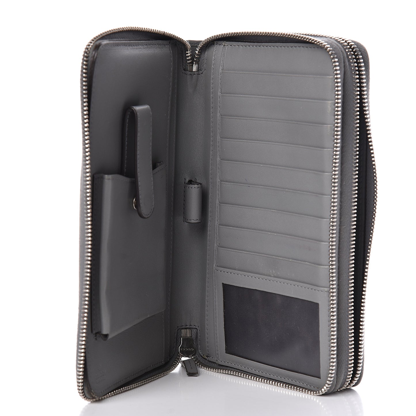 GG Supreme Monogram Travel Document Case Ecru Grigio