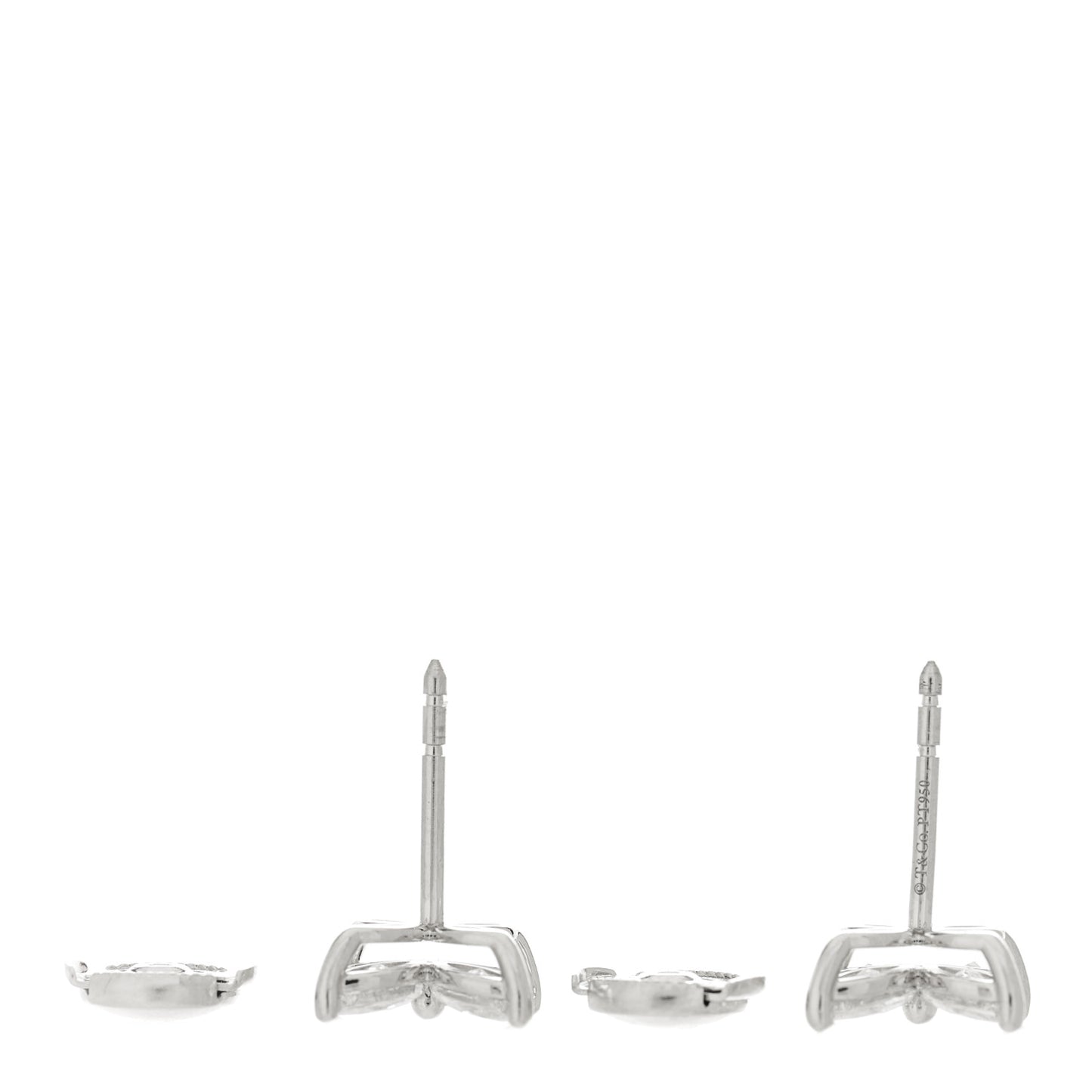Platinum Diamond Large Victoria Earrings
