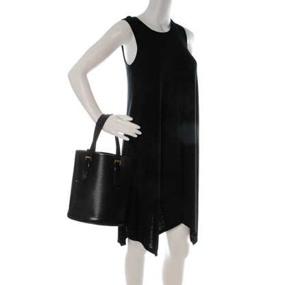 Louis Vuitton Epi Petit Bucket 23 Black 2 of 10