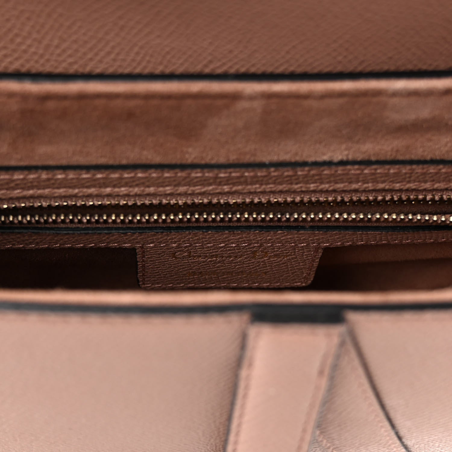 Christian Dior Grained Calfskin Saddle Bag Fard 6 of 9