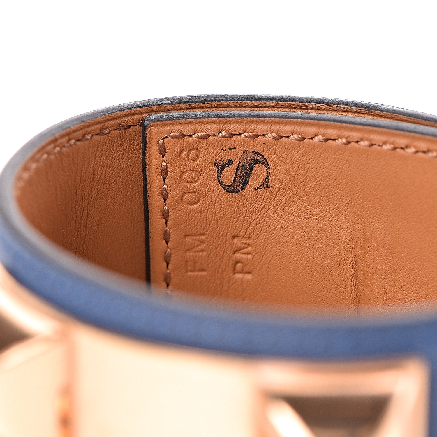 Hermes Swift Collier De Chien CDC Bracelet S Bleu Agate 4 of 7