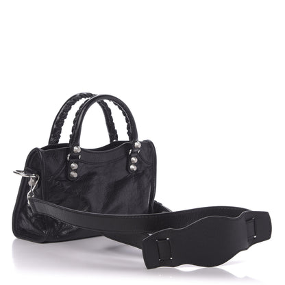 Balenciaga Agneau Giant 12 Silver Hardware Mini City Black 3 of 10