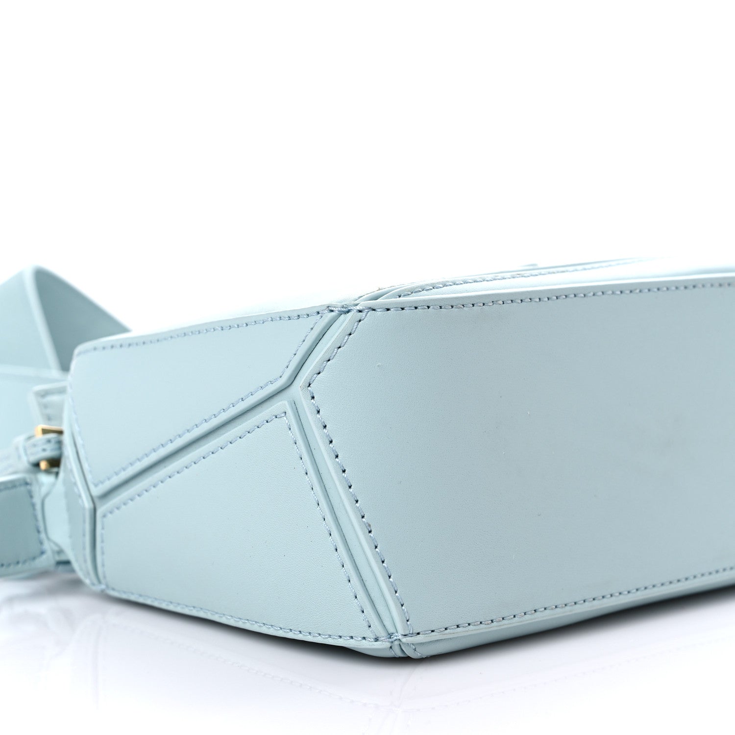 Loewe Satin Calfskin Mini Puzzle Bag Aquamarine 6 of 8