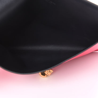 Alexander McQueen Calfskin Skull Envelope Clutch Fuchsia 4 of 5