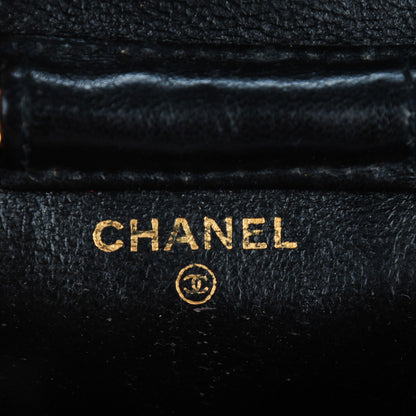 Chanel Velvet Quilted Micro Mini Flap Black 6 of 7