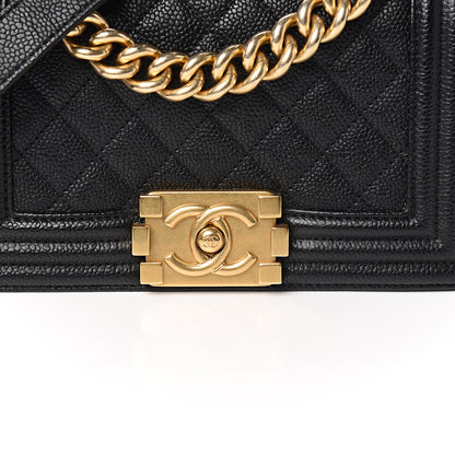 Chanel Caviar Quilted Small Boy Flap Black 9 of 9