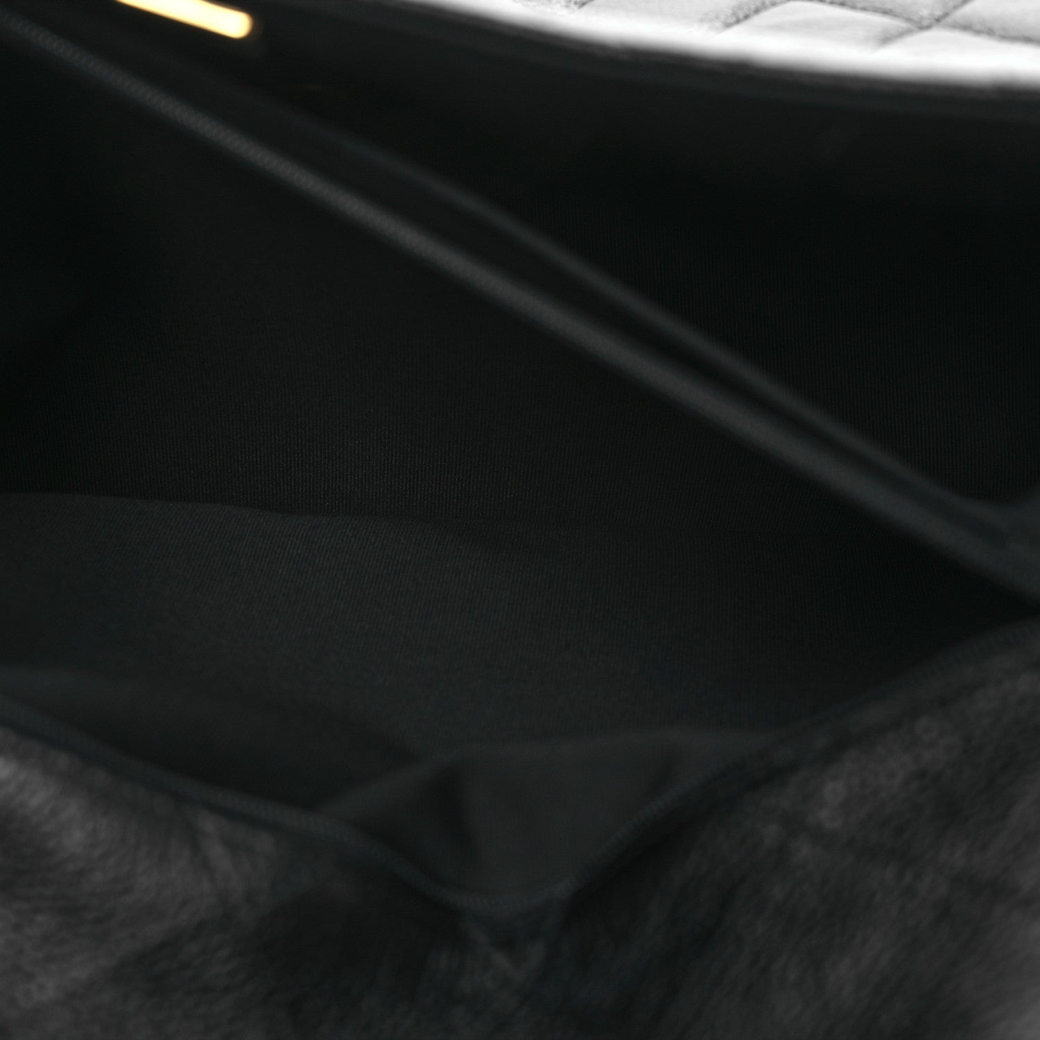 Chanel Grained Calfskin Quilted XXL Travel Flap Bag Black 7 of 12