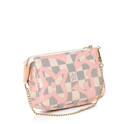 Louis Vuitton Damier Azur Tahitienne Mini Pochette Accessories 3 of 8