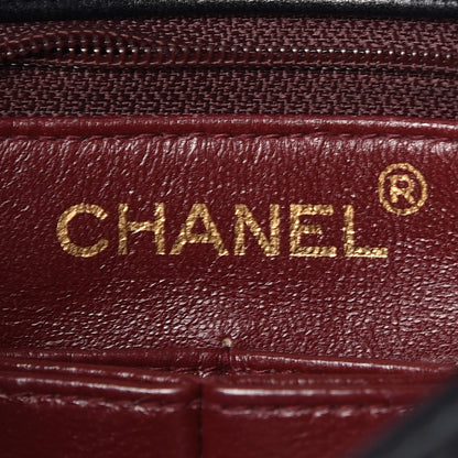 Chanel Lambskin Quilted Mini Square Flap Bag Black 5 of 10