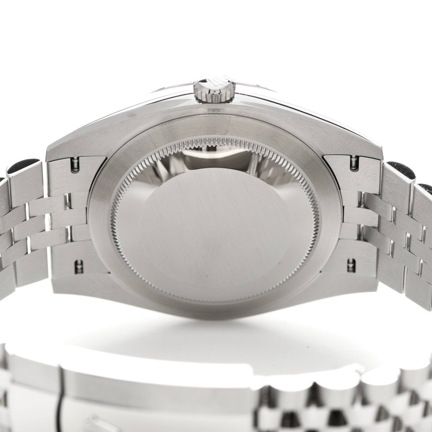 Rolex Stainless Steel 18K White Gold 41mm Oyster Perpetual Wimbledon Datejust Watch Slate 126334 4 of 5