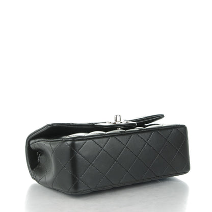 Chanel Lambskin Quilted Mini Rectangular Flap Black 4 of 8