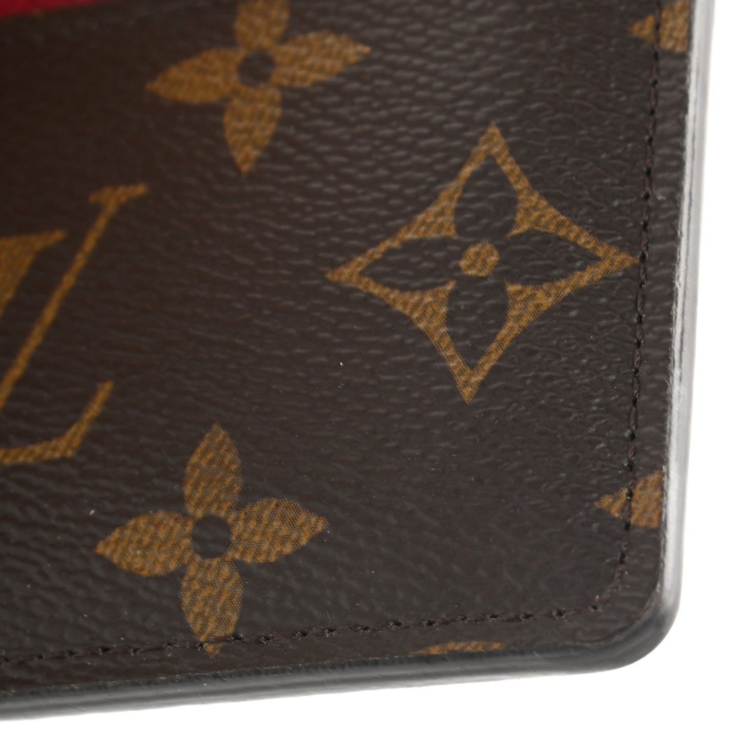 Monogram Card Holder Fuchsia