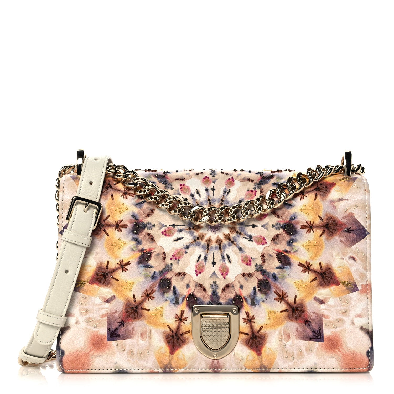 Christian Dior Calfskin Printed Medium KaleiDiorscopic Diorama Flap Bag Multicolor 1 of 11