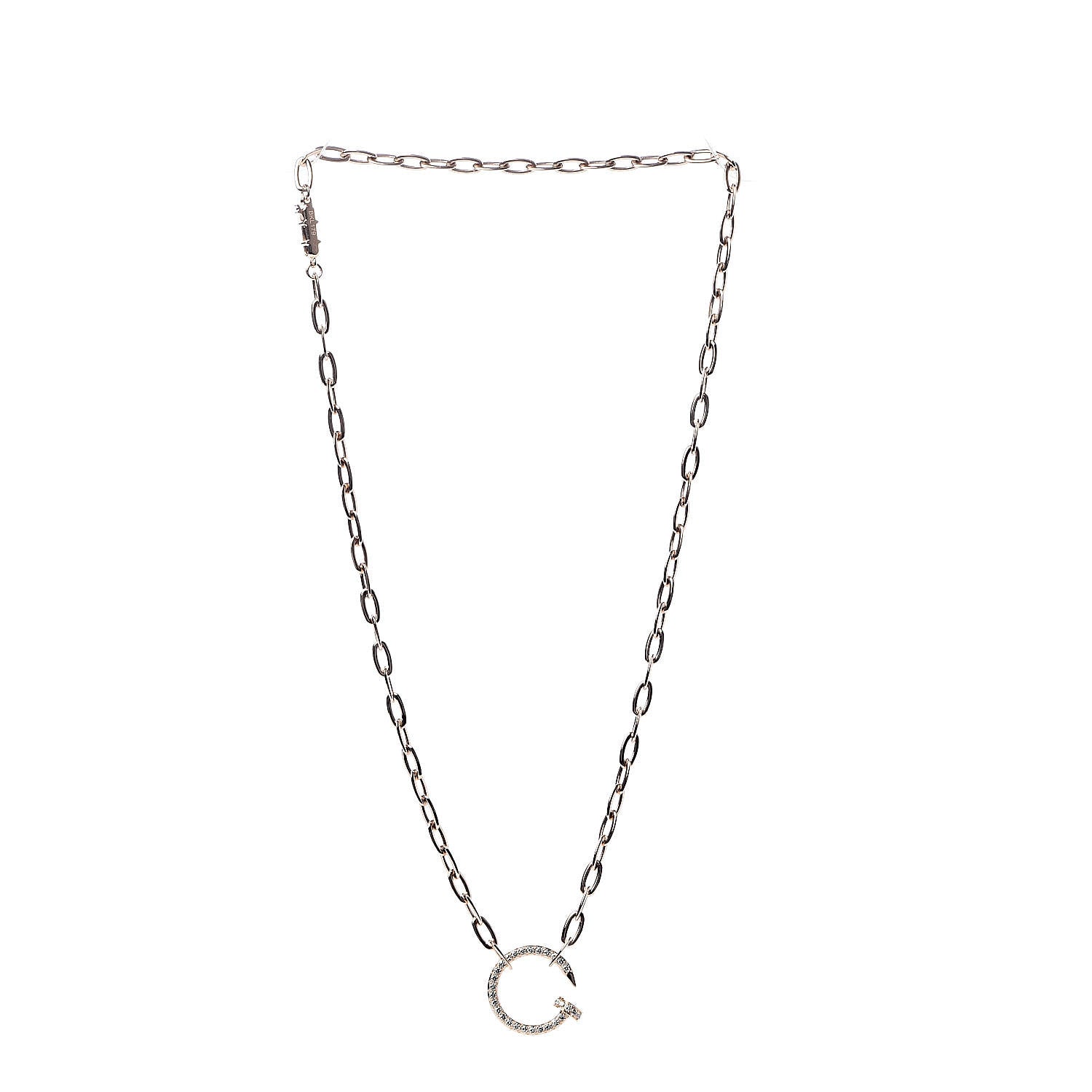 Cartier 18K Pink Gold Diamond Juste Un Clou Chain Necklace 3 of 6