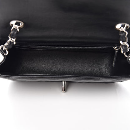 Chanel Lambskin Quilted Mini Rectangular Flap Black 5 of 8