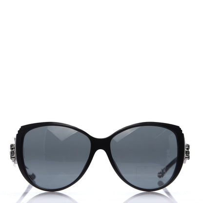 Bulgari Flower Crystal Sunglasses Black 2 of 5